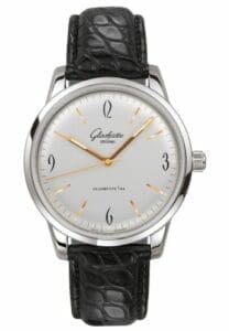 Glashütte Original Sixties Stainless Steel / Silver / Alligator / Pin 1-39-52-01-02-04