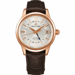 Grand Seiko Automatic Hi Beat 36000 GMT Special Pink Gold / Silver / Strap SBGJ210
