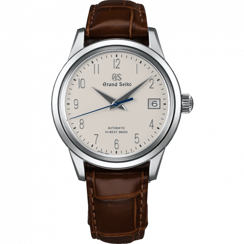 Grand Seiko Automatic Hi Beat 36000 Stainless Steel / Ivory Arabic / Strap SBGH213