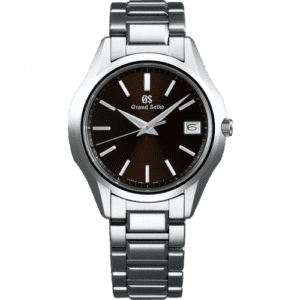 Grand Seiko Quartz Date Stainless Steel / Black / Bracelet SBGV237