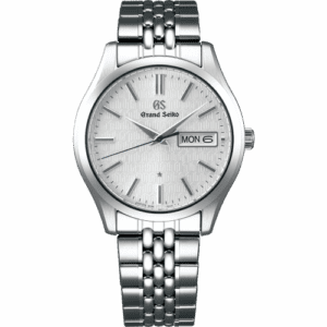 Grand Seiko Quartz Day Date Stainless Steel / Silver / Caliber 9F 25th Anniversary Limited Edition SBGT241