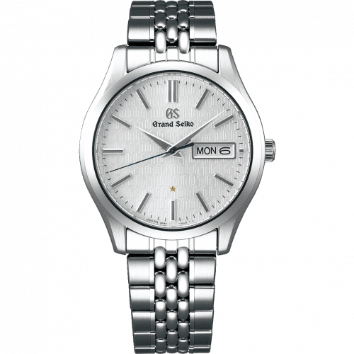 Grand Seiko Quartz Day Date Stainless Steel / Silver / Caliber 9F 25th Anniversary Limited Edition SBGT241