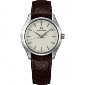 Grand Seiko Quartz Stainless Steel / Cream / Strap SBGX209