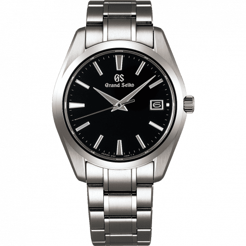 Grand Seiko Quartz Titanium / Black / Bracelet SBGV231