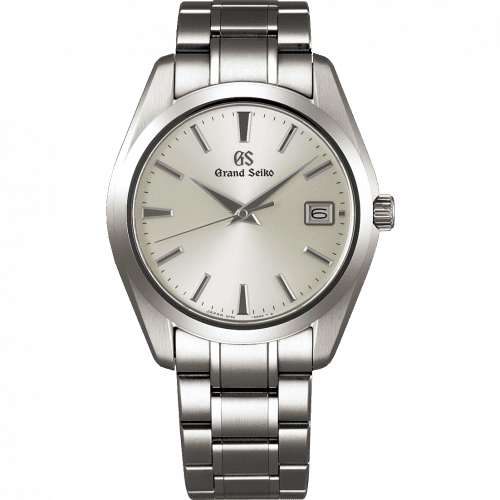 Grand Seiko Quartz Titanium / Silver / Bracelet SBGV229