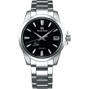 Grand Seiko Spring Drive Stainless Steel / Black / Bracelet SBGA227
