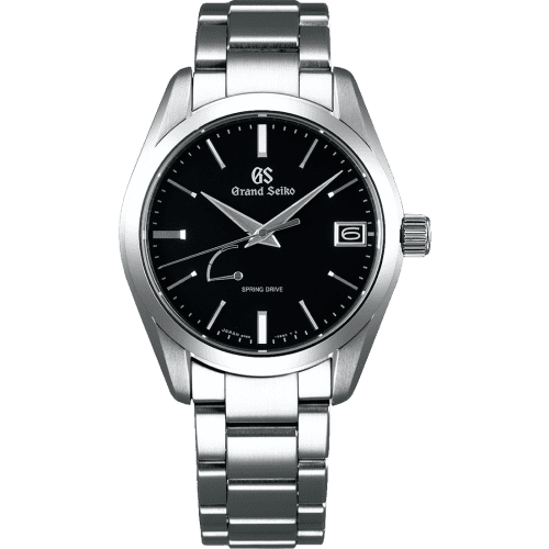 Grand Seiko Spring Drive Stainless Steel / Black / Bracelet SBGA285