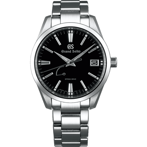 Grand Seiko Spring Drive Stainless Steel / Black / Bracelet SBGA301