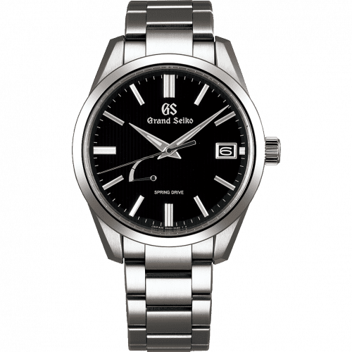 Grand Seiko Spring Drive Titanium / Black / Bracelet SBGA349