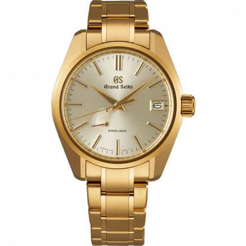 Grand Seiko Spring Drive Yellow Gold / Silver / Bracelet SBGA362