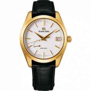 Grand Seiko Spring Drive Yellow Gold / Snowflake / Strap SBGA290