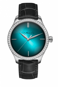 H. Moser & Cie Endeavour Centre Seconds Stainless Steel / Diamond / Blue Lagoon Purity 1200-1207
