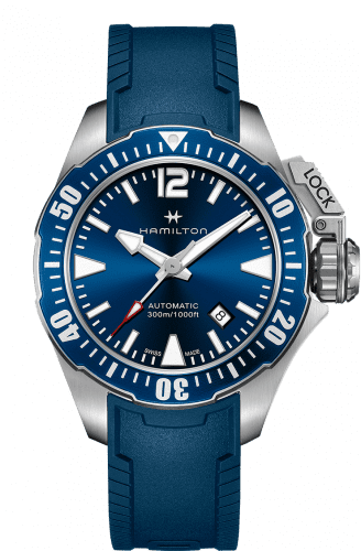 Hamilton Frogman Auto Blue / Rubber H77705345