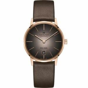 Hamilton Intra-Matic 38 Rose Gold / Grey H38465501