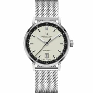 Hamilton Intra-Matic 40 Stainless Steel / Silver / Mesh H38425120