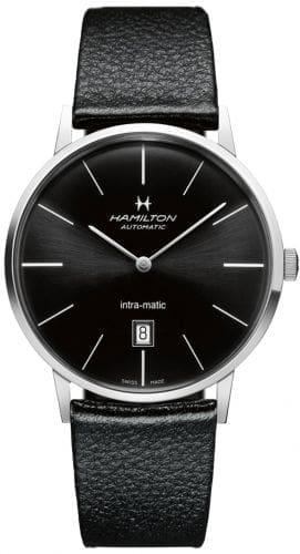 Hamilton Intra-Matic 42 Stainless Steel / Black / Strap H38755731