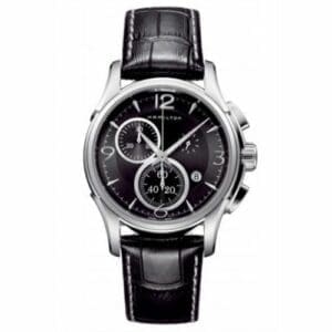 Hamilton Jazzmaster 42 Quartz Chronograph Stainless Steel / Black / Strap H32612735