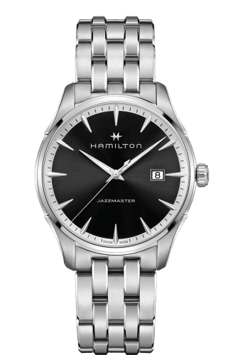 Hamilton Jazzmaster Quartz Stainless Steel / Black / Bracelet H32451131