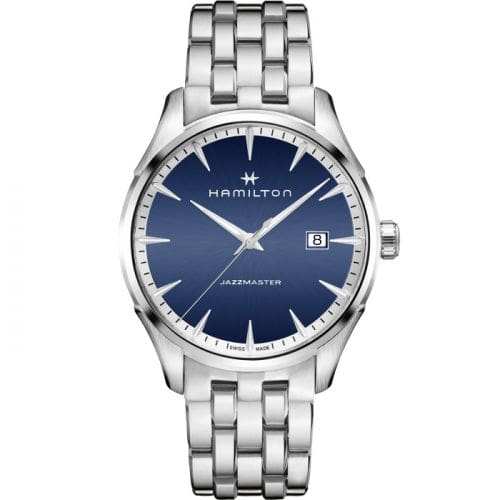 Hamilton Jazzmaster Quartz Stainless Steel / Blue H32451141