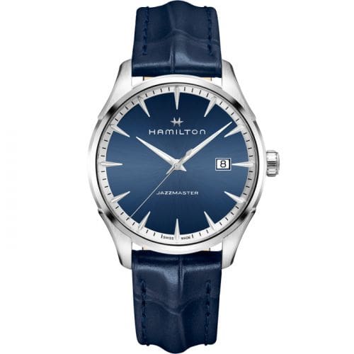 Hamilton Jazzmaster Quartz Stainless Steel / Blue H32451641