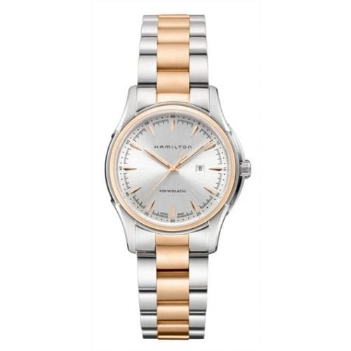 Hamilton Jazzmaster Viewmatic 34mm Silver Dial Two Tone H32305191
