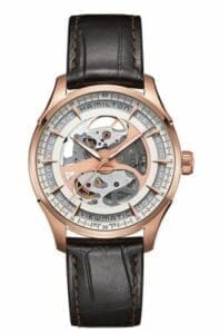 Hamilton Jazzmaster Viewmatic Skeleton Auto Rose Gold H42545551