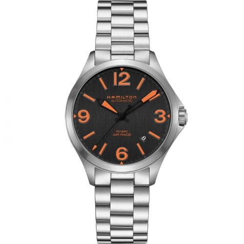 Hamilton Khaki Aviation Air Race 38 Auto Black / Bracelet H76235131