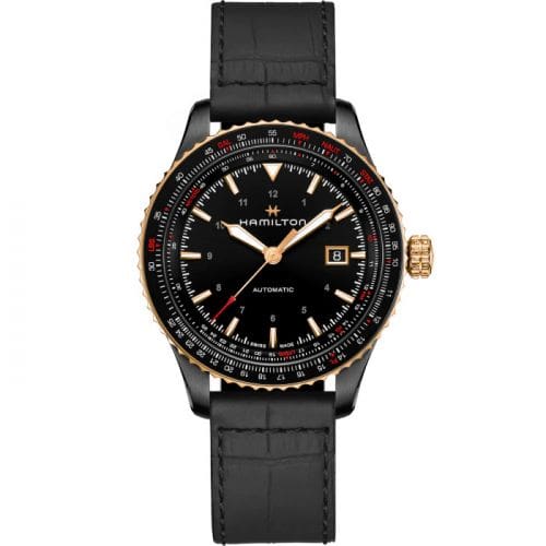 Hamilton Khaki Aviation Converter Auto PVD / Rose Gold / Black H76635730