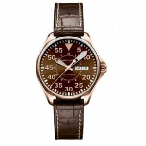 Hamilton Khaki Aviation Pilot PVD Gold H64445595