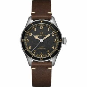 Hamilton Khaki Aviation Pilot Pioneer 38 Stainless Steel / Black H76205530