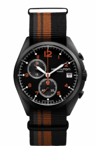 Hamilton Khaki Aviation Pilot Pioneer Chrono Quartz Volcano H76582933