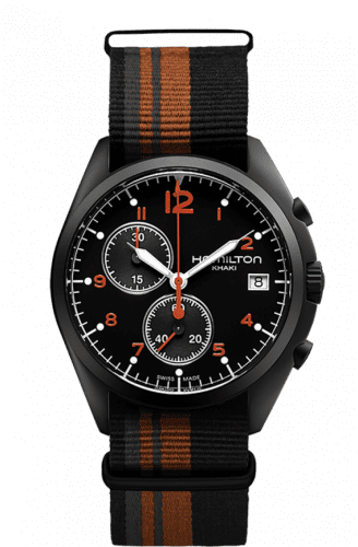 Hamilton Khaki Aviation Pilot Pioneer Chrono Quartz Volcano H76582933