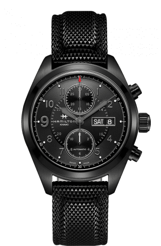 Hamilton Khaki Field Automatic Chronograph PVD / Black H71626735