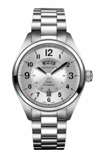 Hamilton Khaki Field Day Date Auto Silver / Bracelet H70505153