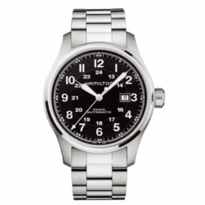 Hamilton Khaki Field Officer Automatic 44 Stainless Steel / Black / Bracelet H70625133