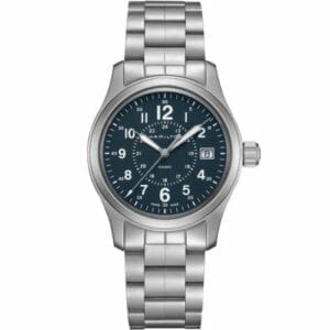 Hamilton Khaki Field Quartz 38 Stainless Steel / Blue / Bracelet H68201143
