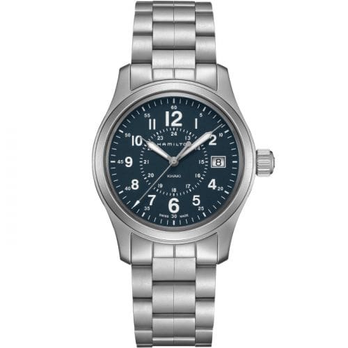 Hamilton Khaki Field Quartz 38 Stainless Steel / Blue / Bracelet H68201143