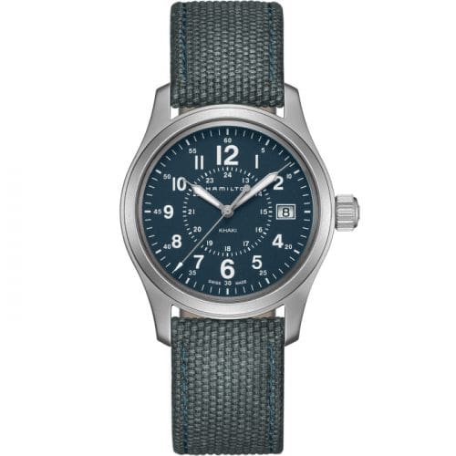 Hamilton Khaki Field Quartz 38 Stainless Steel / Blue H68201943