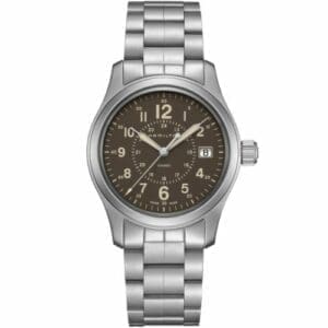 Hamilton Khaki Field Quartz 38 Stainless Steel / Brown / Bracelet H68201193
