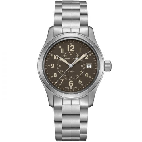 Hamilton Khaki Field Quartz 38 Stainless Steel / Brown / Bracelet H68201193