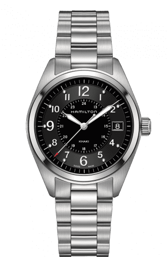 Hamilton Khaki Field Quartz Steel / Black / Bracelet H68551933