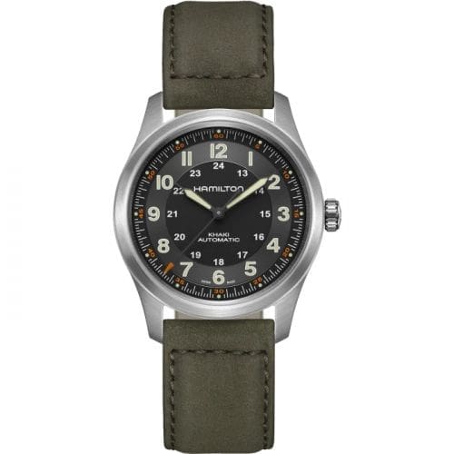 Hamilton Khaki Field Titanium Auto 38 / Black H70205830