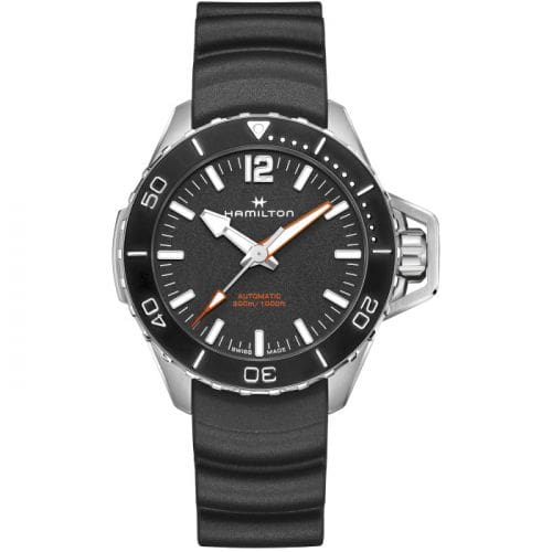 Hamilton Khaki Navy Frogman Auto 46 Stainless Steel / Black / Rubber H77825330
