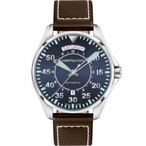 Hamilton Khaki Pilot Day Date Blue / Strap H64615545