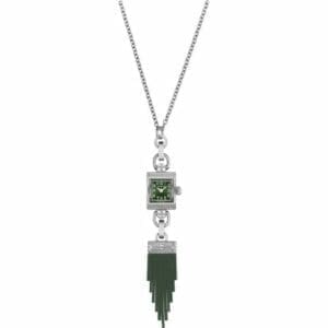 Hamilton Lady Hamilton Necklace Stainless Steel / Green H31271160