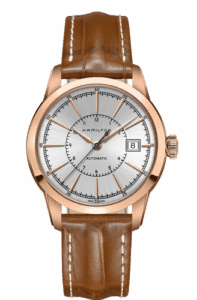 Hamilton Railroad 40 Auto Rose Gold / Silver H40505551