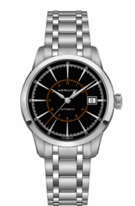 Hamilton Railroad 40 Auto Stainless Steel / Black / Bracelet H40555131