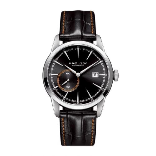 Hamilton Railroad 42 Small Second Auto Stainless Steel / Black H40515731