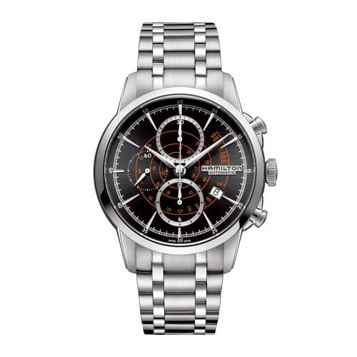 Hamilton Railroad 44 Chrono Stainless Steel / Black / Bracelet H40656131