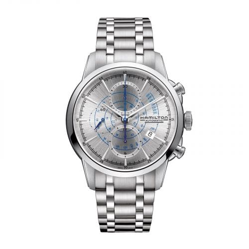 Hamilton Railroad 44 Chrono Stainless Steel / Silver / Bracelet H40656181